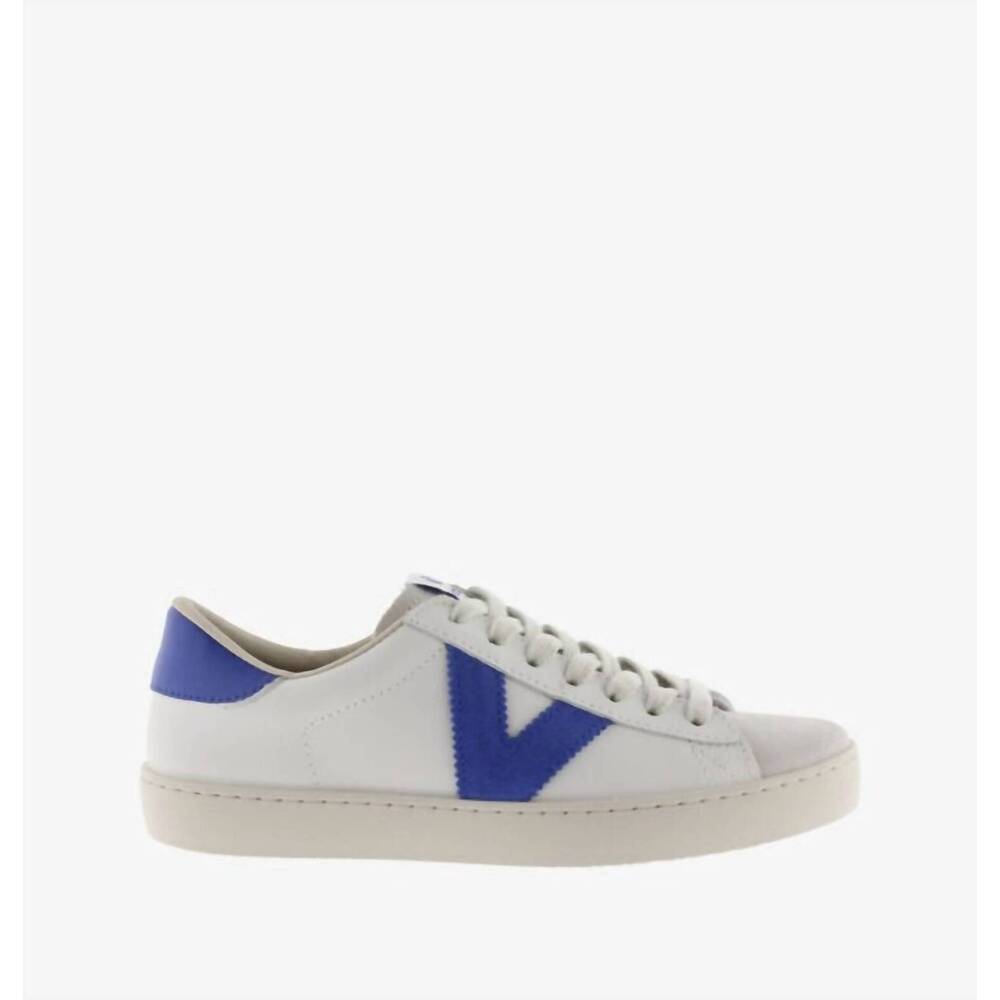 NEW VICTORIA women's berlin piel & serraj sneaker in royal